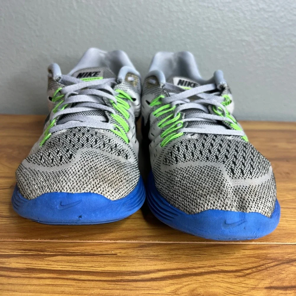 Nike LunarTempo Running Shoes Mens‎ Size 10.5 Gray Blue Low Top